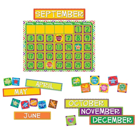 A Sharp Bunch Calendar Bulletin Board Set